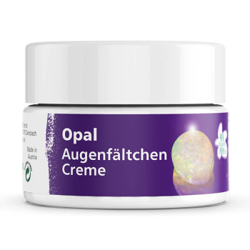 Sanoll Opal Augenfältchencreme, vegan, 15 ml Glastiegel